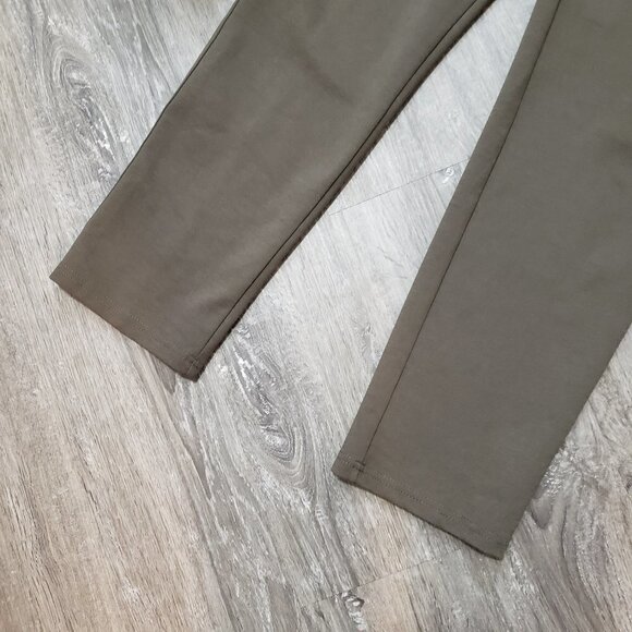 Chico's * Olive Green Ponte Pant * Sz 0.5 S 6 - Picture 7 of 8
